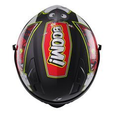 Kid helmet STORMER STRIKE KID BOOM red, neon, yellow pearly YM