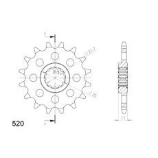 Ritzel SUPERSPROX CST-1581:15 15T, 520