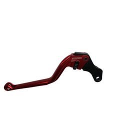 Clutch Lever ACCOSSATO fixed CNC-worked aluminium, red