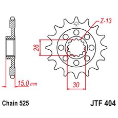 Ritzel JT JTF 404-17 17T, 525