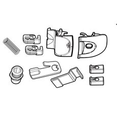Locking system SHAD D1B391MAR for SH39