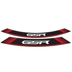 Rim strip PUIG GSR 5989R rot set of 8 rim strips