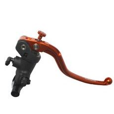 Radial brake master cylinder ACCOSSATO 19 x 20 with fixed lever,orange