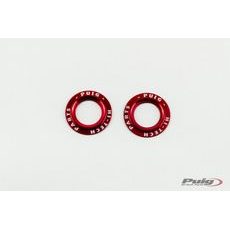Rings for axle sliders PUIG PHB19 20271R Aluminium rot