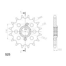 Ritzel SUPERSPROX CST-310:15 15T, 525