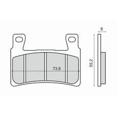 Bremsbeläge RMS 225102910 organic