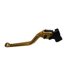Clutch Lever ACCOSSATO fixed CNC-worked aluminium, gold