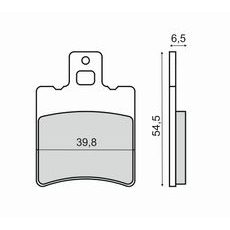 Bremsbeläge RMS 225103210 organic