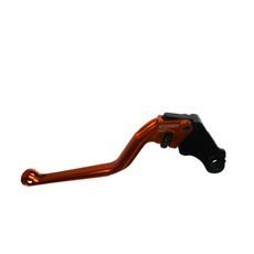 Clutch Lever ACCOSSATO fixed CNC-worked aluminium, orange