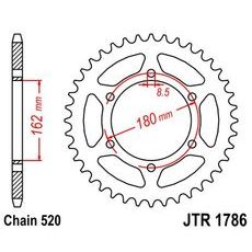 Ketten Rad JT JTR 1786-52 52T, 520