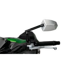 Spiegel PUIG GT.1 019ND schwarz/Aluminium eloxiert links