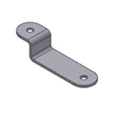 "S" shaped fitting support MIVV 50.SS.119.1