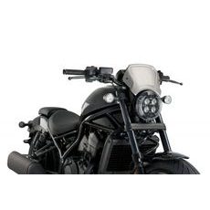 Windschirm PUIG FRONTAL PLATE 20822P silber Aluminium