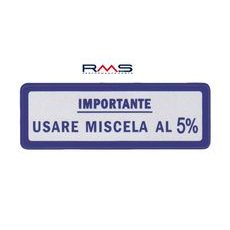 Label RMS 142720490 big "Miscela 5%"