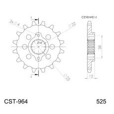 Ritzel SUPERSPROX CST-964:15
