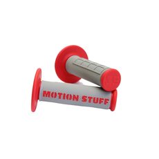 Motocross supersoft grip MOTION STUFF grau/rot