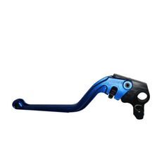 Clutch Lever ACCOSSATO fixed CNC-worked aluminium, blue
