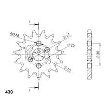 Ritzel SUPERSPROX CST-252:12 12T, 420