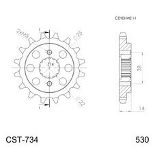 Ritzel SUPERSPROX CST-734:15