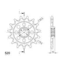 Ritzel SUPERSPROX CST-432:15 15T, 520