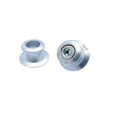 Aluminium bobbins LV8 DIAVOL E201/10100A M10x1,50 silber