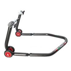 Universal rear stand LV8 LEGO E620LD with fork and rubber cursors kits schwarz matt