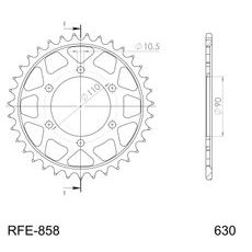 Ketten Rad SUPERSPROX RFE-858:35-BLK schwarz 35T, 630
