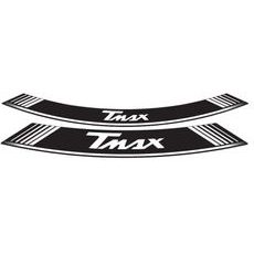 Rim strip PUIG T-MAX 5532B weiß set of 8 rim strips