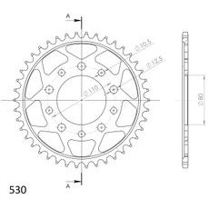 Ketten Rad SUPERSPROX RFE-1334:42-BLK schwarz 42T, 530