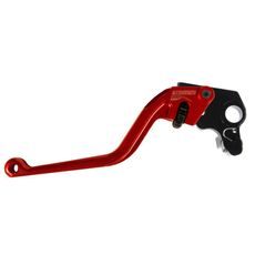 Clutch Lever ACCOSSATO ESC012 fixed CNC machined aluminium, red