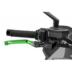Bremsehebel ohne Adapter PUIG 4.0 4110VY foldable green/titan