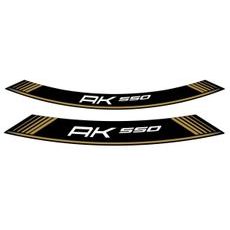 Rim strip PUIG AK550 9630O gold set of 8 rim strips