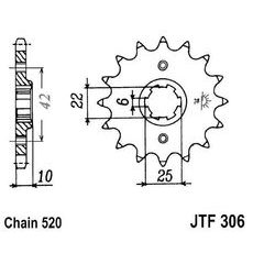 Ritzel JT JTF 306-15 15T, 520