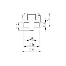 Bar ends PUIG LONG 5618T orange