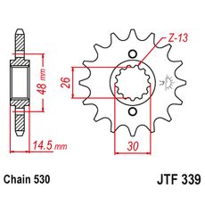 Ritzel JT JTF 339-17 17T, 530