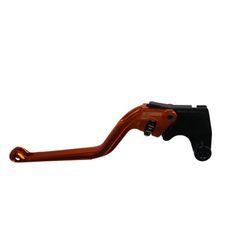 Clutch Lever ACCOSSATO fixed CNC-worked aluminium, orange