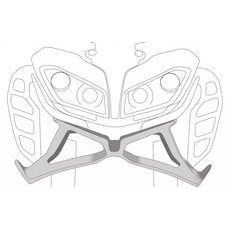 Frontal spoilers PUIG DOWNFORCE 21134J schwarz matt