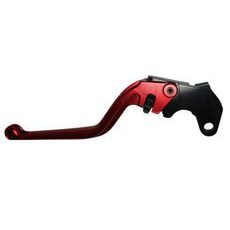 Clutch Lever ACCOSSATO ESY695 fixed CNC-worked aluminium, red