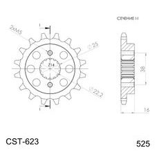 Ritzel SUPERSPROX CST-623:15 15T, 525