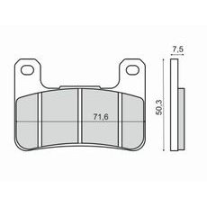 Bremsbeläge RMS 225102960 organic