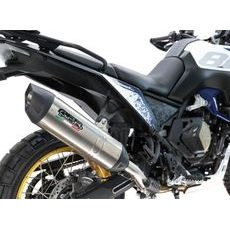 Slip-on exhaust GPR FURORE-X TITANIO VO.9.FUXTIT Brushed Titanium including removable db killer and link pipe