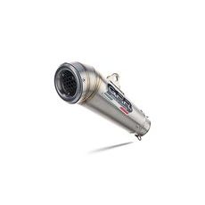 Slip-on exhaust GPR POWERCONE EVO E5.D.137.3.CAT.PCEV Brushed Stainless steel including removable db killer, link pipe and catalyst