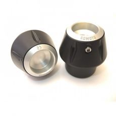 Crash protectors RDMOTO KTM13N schwarz with silver caps