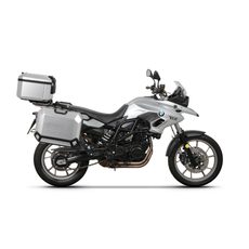 Complete set of aluminum cases SHAD TERRA, 48L topcase + 36L / 47L side cases, including mounting kit and plate SHAD BMW F 650 GS / F 700 GS/ F 800 GS (2008 - 2018)