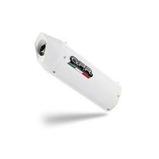 Bolt-on silencer GPR ALBUS K.60.ALB White glossy including removable db killer