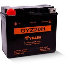 Werkaktivierte Motorradbatterie YUASA GYZ20H