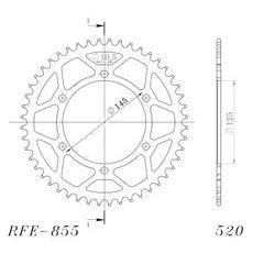 Ketten Rad SUPERSPROX RFE-855:45-BLK schwarz 45T, 520