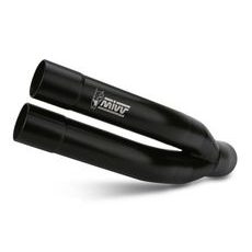 Auspuffendstück MIVV DOUBLE GUN Y.055.LDGB Steel black