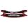 Rim strip PUIG RACING 5531R rot set of 8 rim strips