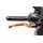 Bremsehebel ohne Adapter PUIG 160TA foldable orange/blue